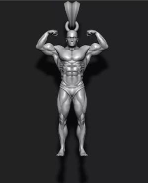 Bodybuilder pendant
