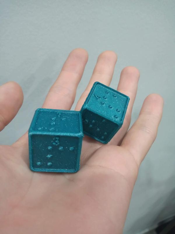 Braille dice