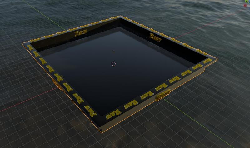 Tray for RAW ripple