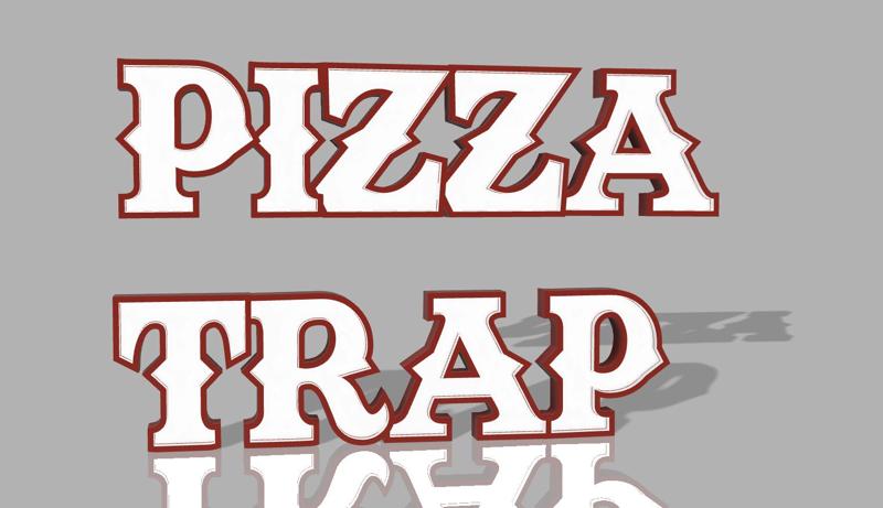 Luminous Pizza Trap Lamp