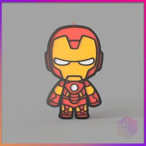 IRON MAN KEYCHAIN VARIOUS COLORS