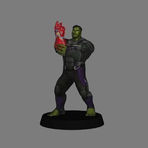 Hulk Snap Nano Gauntlet - Avengers Endgame LOW POLYGONS AND NEW EDITION