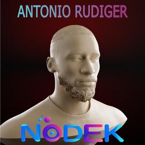 Bust of Antonio Rüdiger - The German Wall of Real Madrid