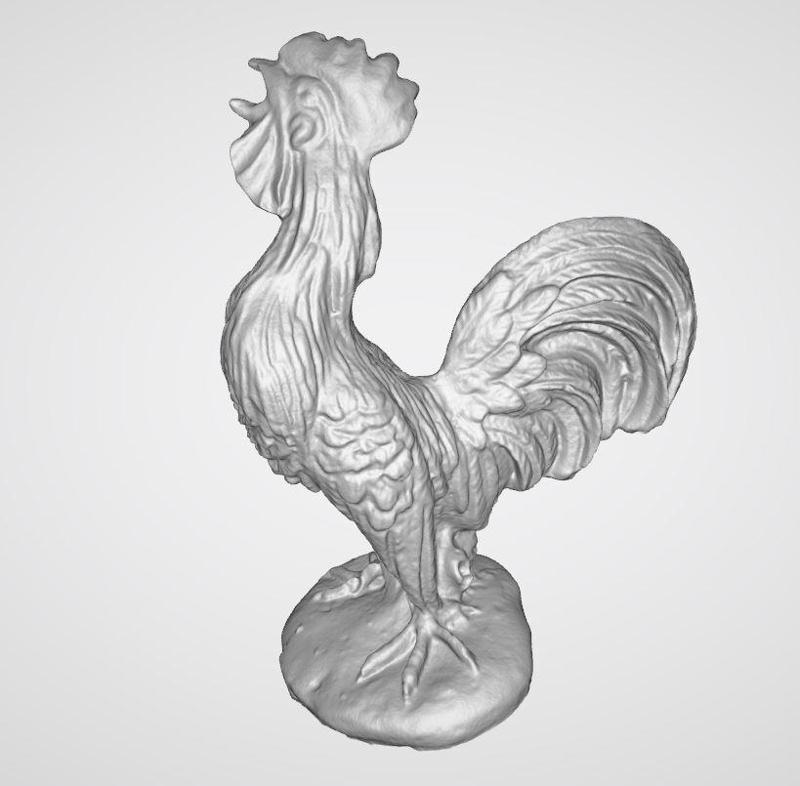 Rooster figure flatbase