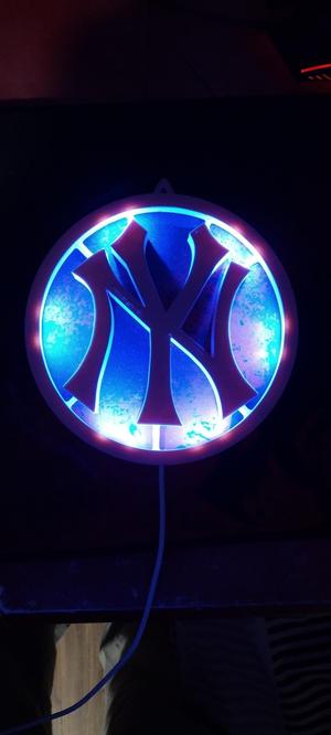 NY Yankee led wall light