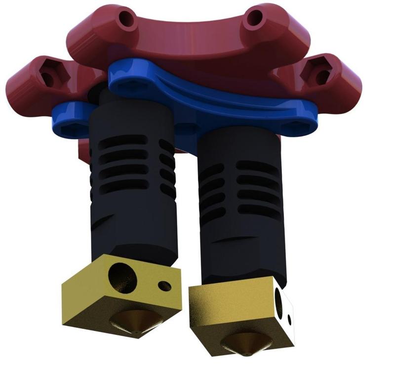 Kossel Mini Single and Dual Effectors (Kraken, J-Head. E3D-v6, UBIS)