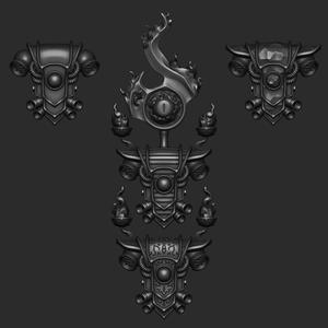Warlock sorcerous warrior Backpack Collection