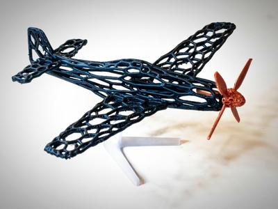 Lattice Warbird – WWII Inspired Fighter Plane