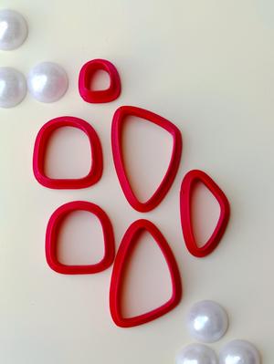 2pcs earrings  v2  clay cutter