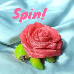 Baby Rose Turtle Spinner Fidget