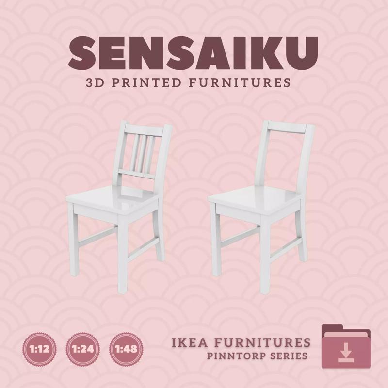 PINNTORP Chair for Miniature Dollhouse - IKEA - 3D Print