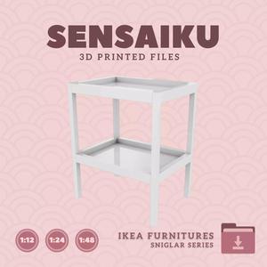 SNIGLAR Changing Table for Miniature Dollhouse - IKEA - 3D Print