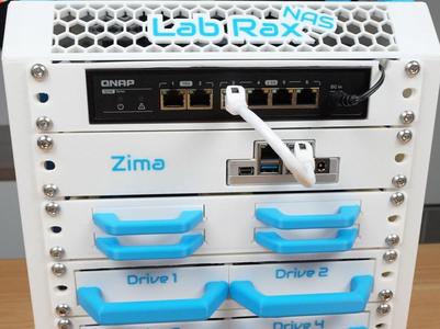 1U Zimaboard 2 NAS Rack For 10" Rack