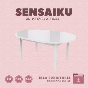 SKANSNAS Table 66 In for Miniature Dollhouse - IKEA - 3D Print