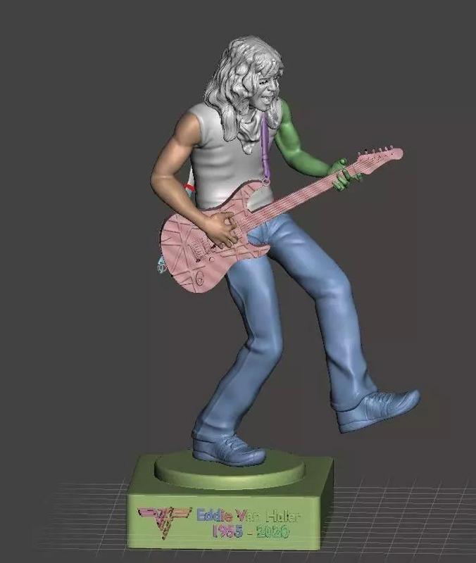 Van Halen Guitar Parts 3D Printing Masterpiece