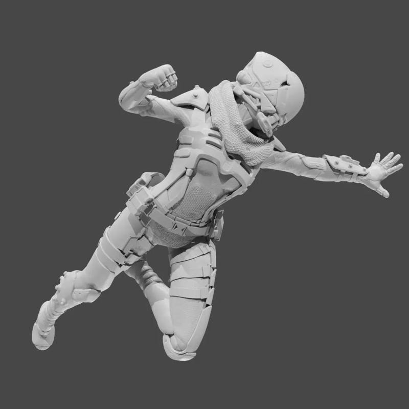 Apex Legends Character 3D Print OBJ STL File Wraith 36