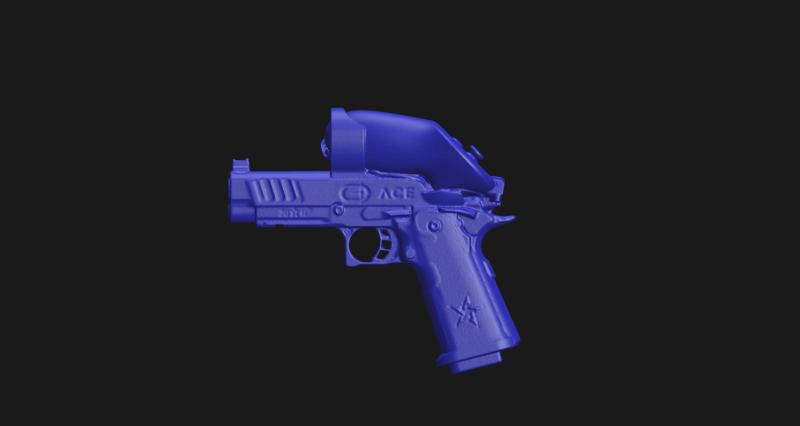 Ace Virtual Shooting STACCATO P VR HANDSET Real Size 3D Scan High Quality Gun Mold 3D SCAN