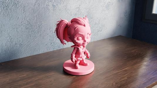 Chibi Harley Quinn – Playful Mischief Maker