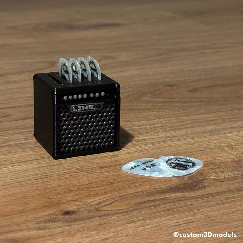 🔊 Line 6 Mini Amp Guitar Pick Holder 🔊