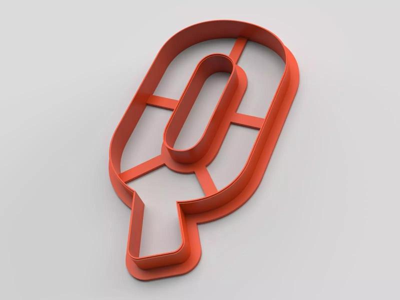 Cookie cutter - English alphabet - Letter Q