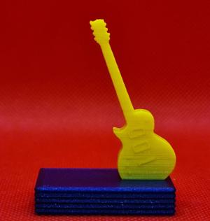 electric and acoustic spanish guitars