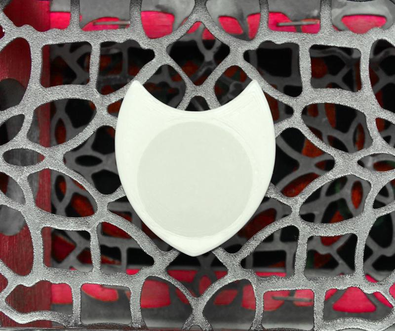 DUA R10 28X31 - PLA & TPU electric guitar nest pick White