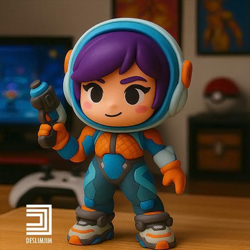 Overwatch 2 Juno - Chibi Cute toyart
