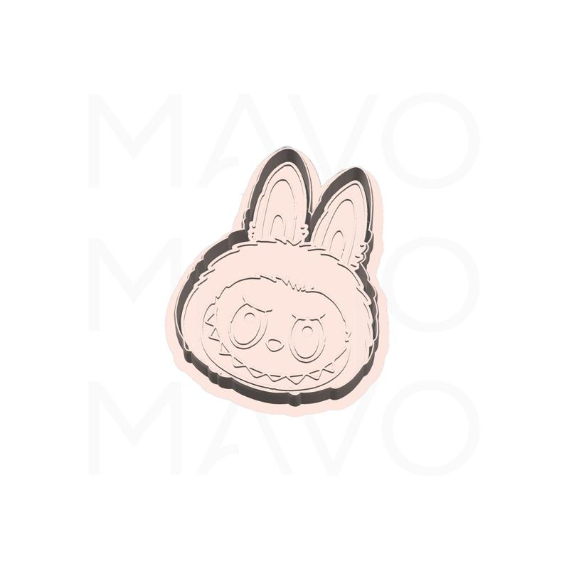 Cookie cutter Labubu STL