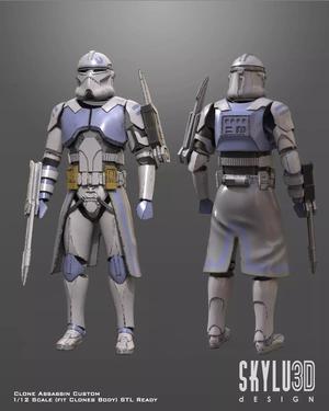 Clone Assassin One12 scale custom STL