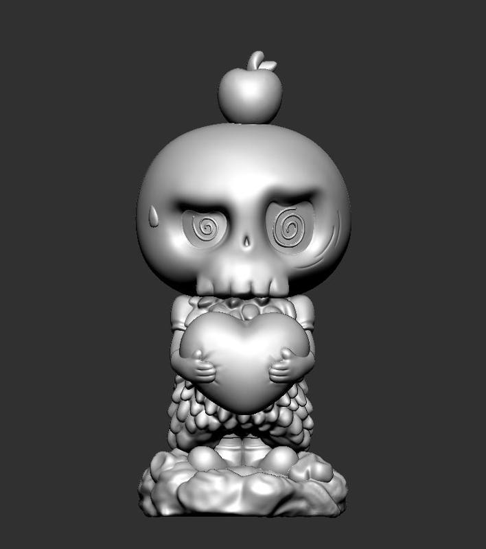 Labubu Skull Love