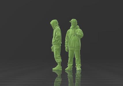 🎨 Graffiti Artists Vol. 1 - 2PACK 1/64 Scale | Urban style for dioramas 🎨 Graffiti Artists Vol. 1 - 2PACK 1/64 Scale | Urban style for dioramas