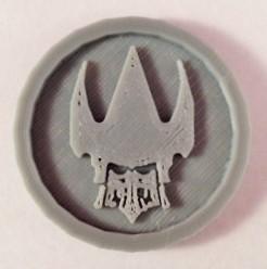 40mm X 4mm Token - Marker of Dark Eldar 40K Bits