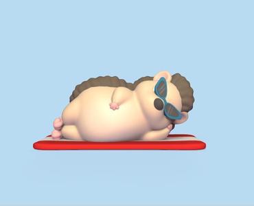 Hedgehog on the Beach