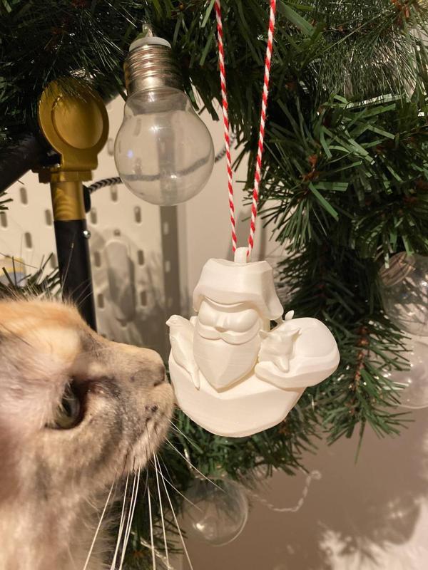 Christmas Tree Decoration (Santa bust)