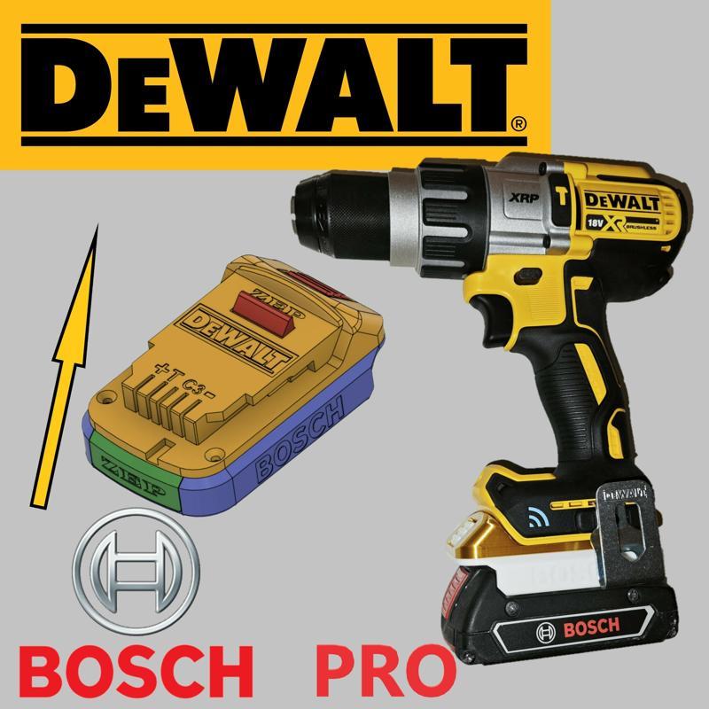 BOSCH PRO on DEWALT