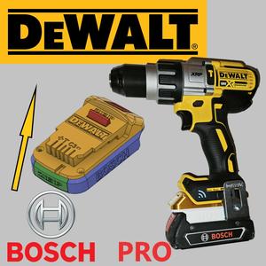 BOSCH PRO on DEWALT