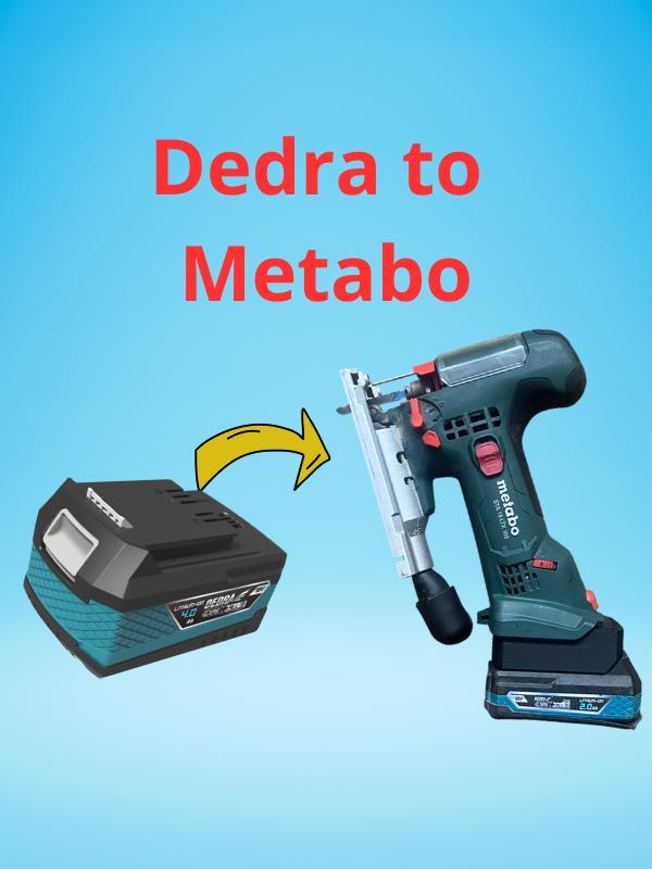 Dedra to Metabo Battery adapter