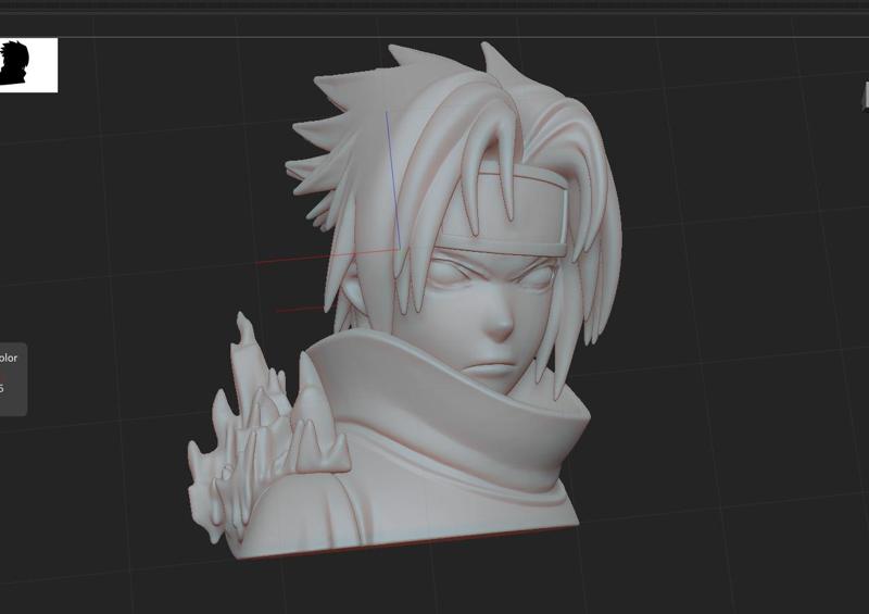 sasuke bust high resolution/busto de sasuke in high resolution