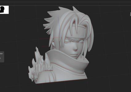 sasuke bust high resolution/busto de sasuke in high resolution