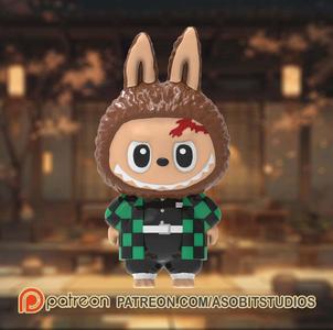 LABUBU TANJIRO KAMADO DEMON SLAYER