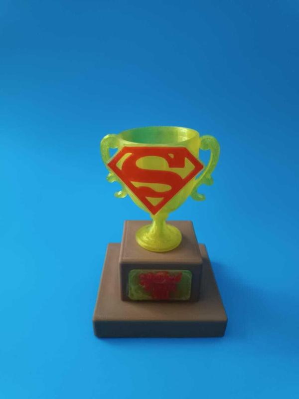 Superhero Dad Trophy | STL for 3D Printing | Father's Day Gift