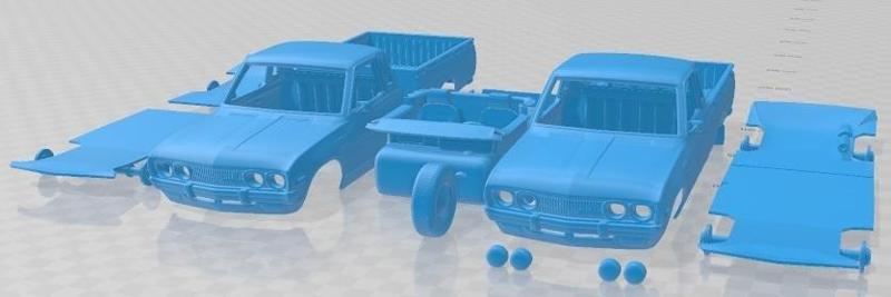 Datsun 620 King Cab 1977 Printable Car