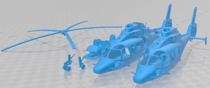 Eurocopter EC 155 Printable Helicopter