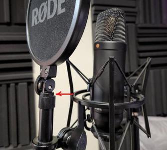Rode pop filter arm replacement