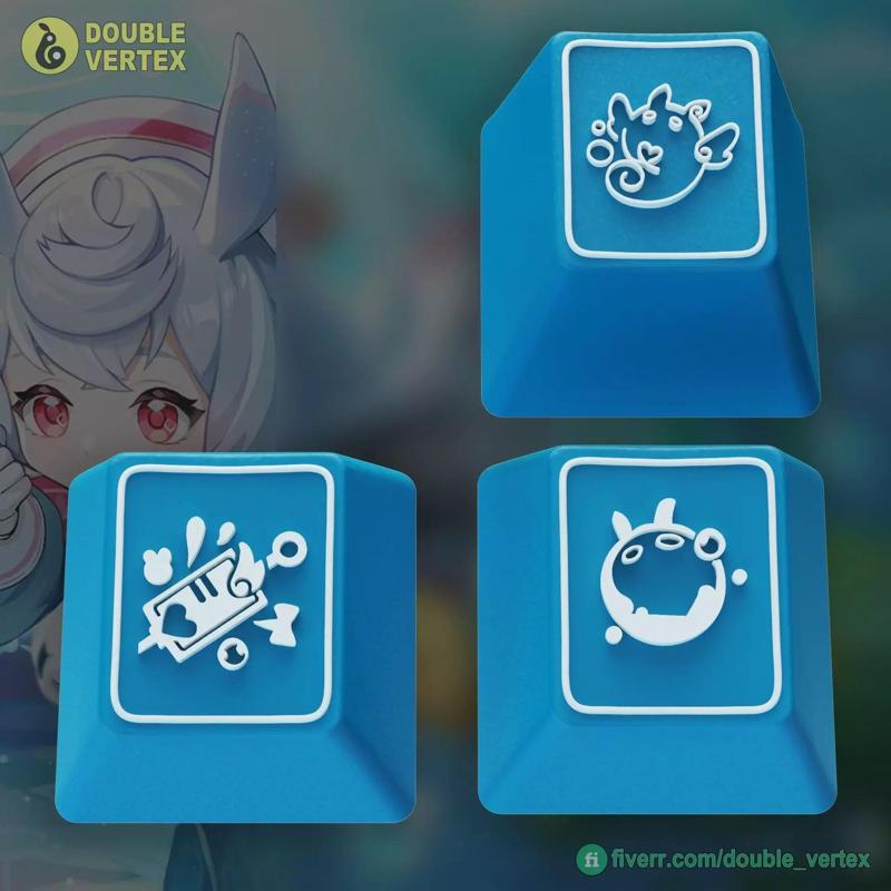 Genshin Impact Sigewinne Keycaps - OEM Profile