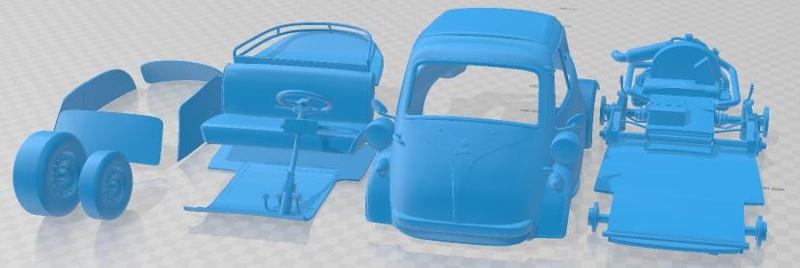 BMW Isetta 300 Race Printable Car