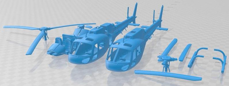 Eurocopter AS350 BA Printable Helicopter
