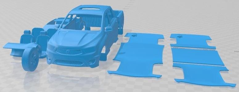 SsangYong Actyon Sports 2014 Printable Car