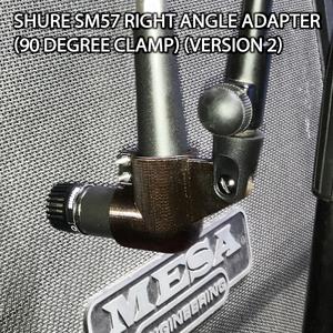 Shure SM57 right angle adapter (90 degree clamp) (version 2)
