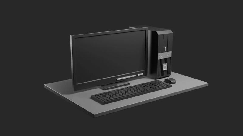 Computer 3D Model